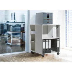 Fichero cajones Durable plastico aplilables 7 cajones color gris