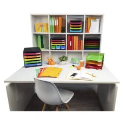 Fichero cajones sobremesa Exacompta Iderama Arlequin 6 cajones multicolores 270x355x271 mm.