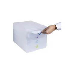 FICHERO DE CAJONES SOBREMESA EXACOMPTA POP BOX TRANSLUCIDO 4 CAJONES MULTICOLOR