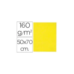 Fieltro marca Liderpapel 50 x 70 cm amarillo