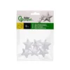 FIGURA DE ESPUMA BLANCA LIDERPAPEL ESTRELLA DE 4 CM BOLSA CON 6 UNIDADES