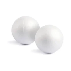FIGURA DE ESPUMA BLANCA LIDERPAPEL BOLA DE 7 CM BOLSA CON 6 UNIDADES