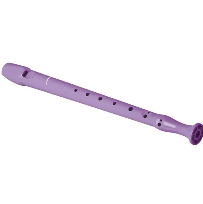 FLAUTA HOHNER 9508 COLOR LAVANDA FUNDA VERDE Y TRANSPARENTE