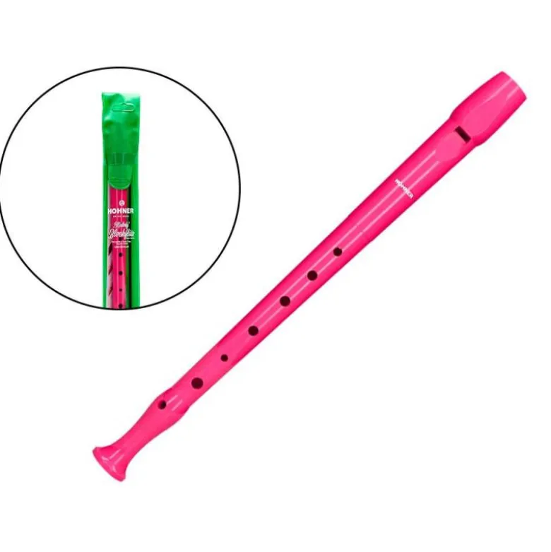 Flauta Hohner 9508 Plástico color Rosa