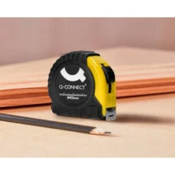 FLEXOMETRO Q-CONNECT DE 8 MT CON FRENO MATERIAL ANTICHOQUE 25 MM DE ANCHO