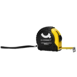 FLEXOMETRO Q-CONNECT DE 8 MT CON FRENO MATERIAL ANTICHOQUE 25 MM DE ANCHO
