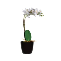 FLOR ARTIFICIAL PAPERFLOW ORQUIDEA BLANCA 40 CM