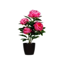FLOR ARTIFICIAL PAPERFLOW PEONIA ROSA 55 CM