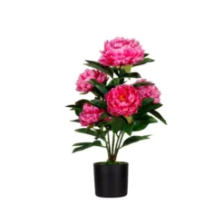 FLOR ARTIFICIAL PAPERFLOW PEONIA ROSA 55 CM