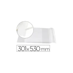 Forralibro Adhesivo marca Liderpapel con solapa ajustable 301x530 mm