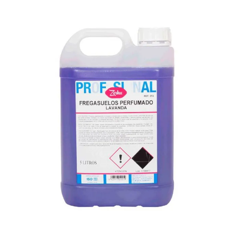 FREGASUELOS PERFUMADO ZORKA LAVANDA GARRAFA 5 LITROS