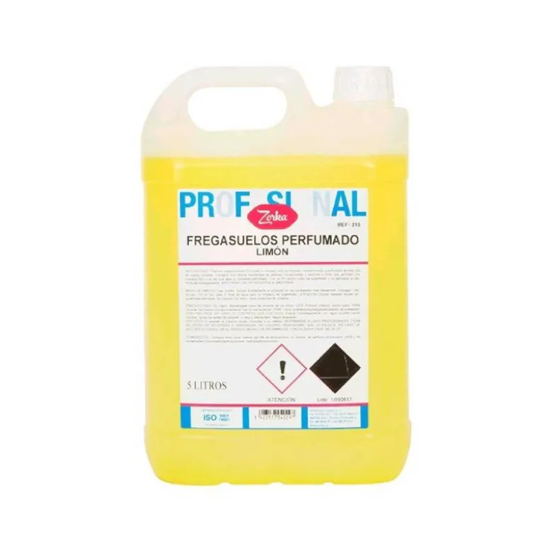 FREGASUELOS PERFUMADO ZORKA LIMON GARRAFA 5 LITROS