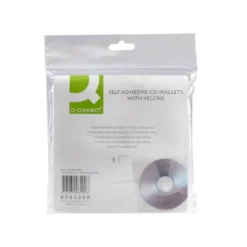 Funda autoadhesiva para CD/DVD marca Q-Connect