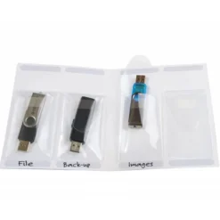 Funda autoadhesiva Q-Connect para memoria USB