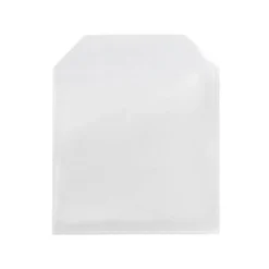 Funda de polipropileno CD/DVD Q-Connect. Funda con solapa -pack de 50 unidades.