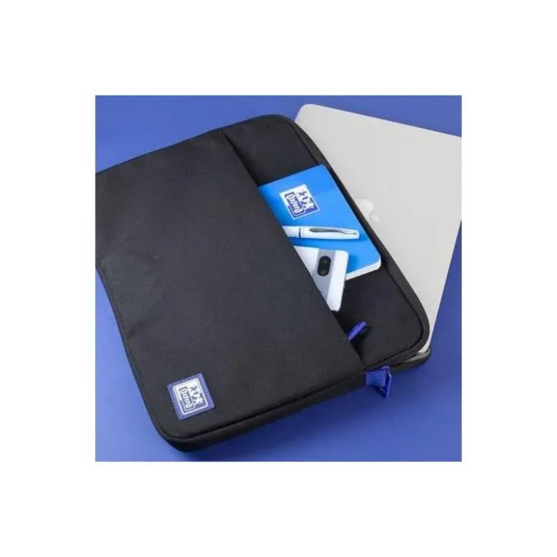 FUNDA PARA ORDENADOR PORTATIL OXFORD B-CASE RPET COLOR NEGRO 20X265X375 MM