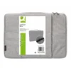 FUNDA PARA PORTATIL Q-CONNECT 13,3" CON ASA 1 BOLSILLO EXTERIOR CON CREMALLERA COLOR GRIS 350X250X25 MM