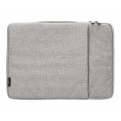 FUNDA PARA PORTATIL Q-CONNECT 13,3" CON ASA 1 BOLSILLO EXTERIOR CON CREMALLERA COLOR GRIS 350X250X25 MM