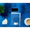 Funda dossier uñero con solapa Liderpapel Din A4 color azul