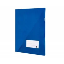 Funda dossier uñero con solapa Liderpapel Din A4 color azul