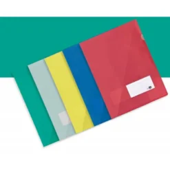 Funda dossier uñero con solapa Liderpapel Din A4 color azul