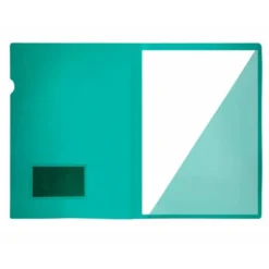 Funda dossier uñero con solapa Liderpapel Din A4 color verde