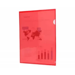 Funda dossier uñero Din A4 color rojo