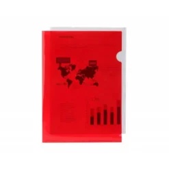 Funda dossier uñero Din A4 color rojo