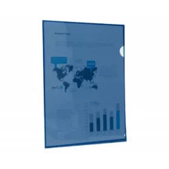 Funda dossier uñero Din A4 color azul