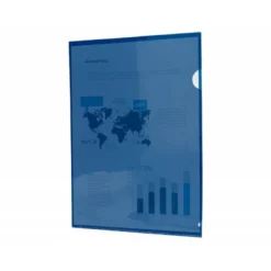 Funda dossier uñero Din A4 color azul