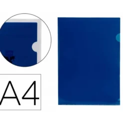 Funda dossier uñero Din A4 color azul
