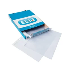 Funda multitaladro de Elba Din A4 Cristal 70 MC caja 100 unidades
