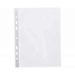 Funda multitaladro de plastico Q-Connect Din A5 100 micras cristal