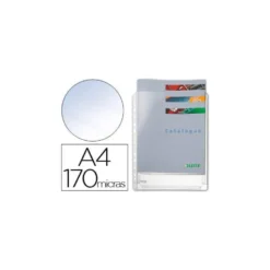 Funda Multitaladro Esselte con Fuelle DIN A4 170 MC Cristal Capacidad 200 hojas Bolsa de 5 unidades
