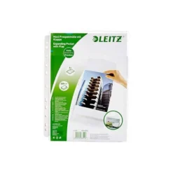 Funda Multitaladro Esselte con Fuelle y solapa DIN A4 Cristal 170 MC 200 hojas 5 uds