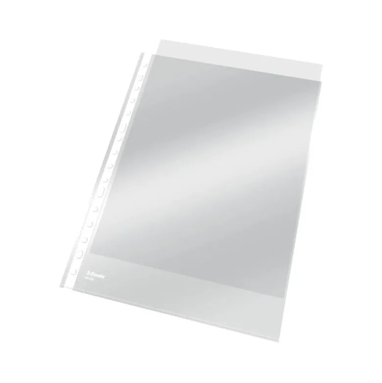 Funda Multitaladro Esselte DIN A4 Cristal 11 taladros 80 MC Caja 100 uds