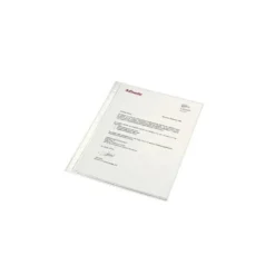 FUNDA MULTITALADRO ESSELTE DIN A4 POLIPROPILENO CRISTAL 120 MC CAJA DE 100 UNIDADES