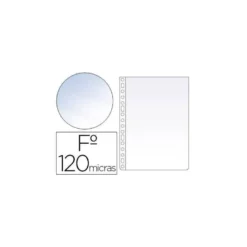 Funda Multitaladro Esselte Tamaño Folio Cristal 16 taladros 120 MC Caja 100 unidades