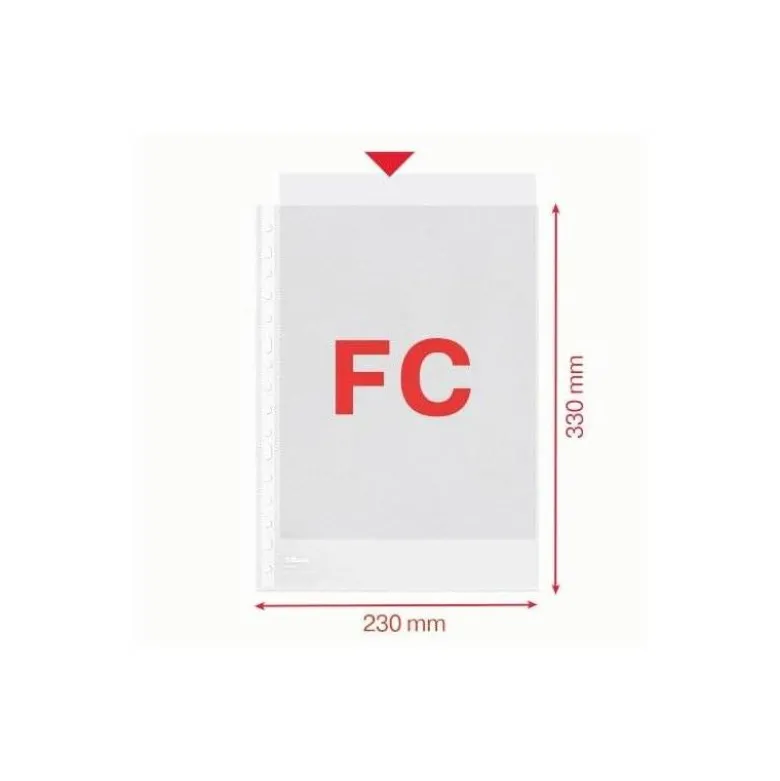 Funda Multitaladro Esselte Tamaño Folio Piel de Naranja 16 taladros 80 MC Caja 100 uds