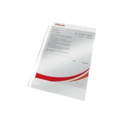 Funda Multitaladro Esselte Tamaño Folio Cristal 16 taladros 80 MC Caja 100 uds