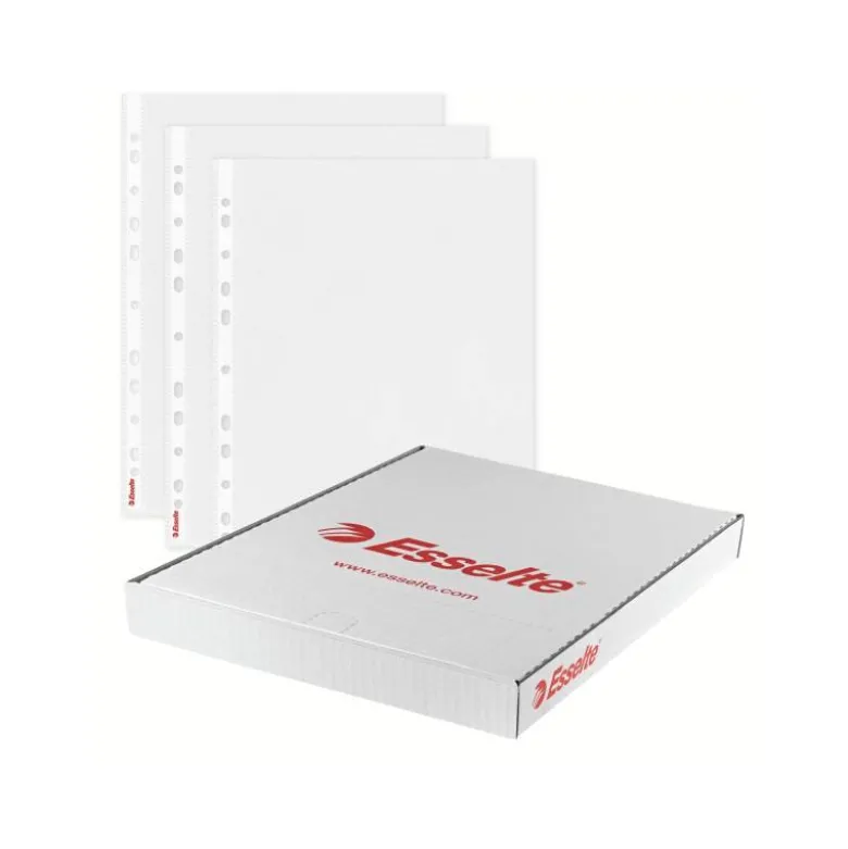 Funda Multitaladro Esselte Tamaño Folio Piel de Naranja 16 taladros 60 MC Caja 100 uds