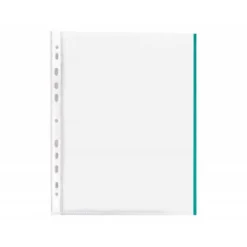 Funda multitaladro Marca Q-Connect DIN A4 70 MC Cristal Colores surtidos 25 unidades