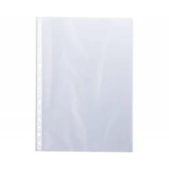 Funda multitaladro q-connect folio 80 mc cristal caja de 100 unidades.