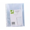 Funda Multitaladro Q-Connect DIN A4 100 MC Cristal Caja 100