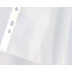 FUNDA MULTITALADRO Q-CONNECT DIN A3 APAISADA 80 MICRAS CRISTAL CON APERTURA SUPERIOR - BOLSA DE 10