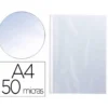 Funda Multitaladro Q-Connect DIN A4 50 MC Cristal 10 uds