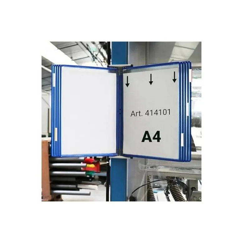 Funda portacatalogo Tarifold Din A4 color azul pack de 10