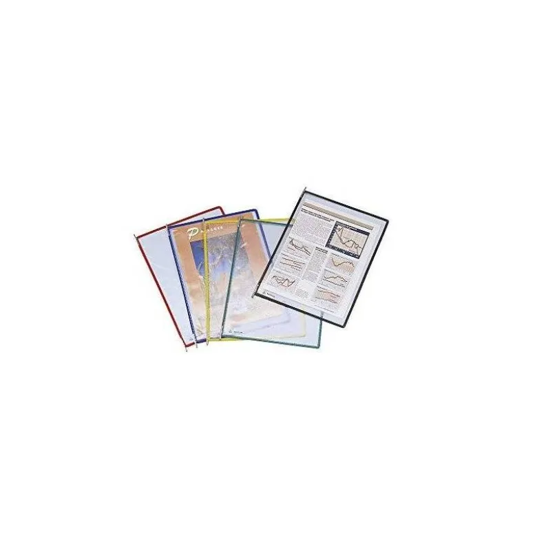 Funda portacatalogo Tarifold Din A4 color verde pack de 10