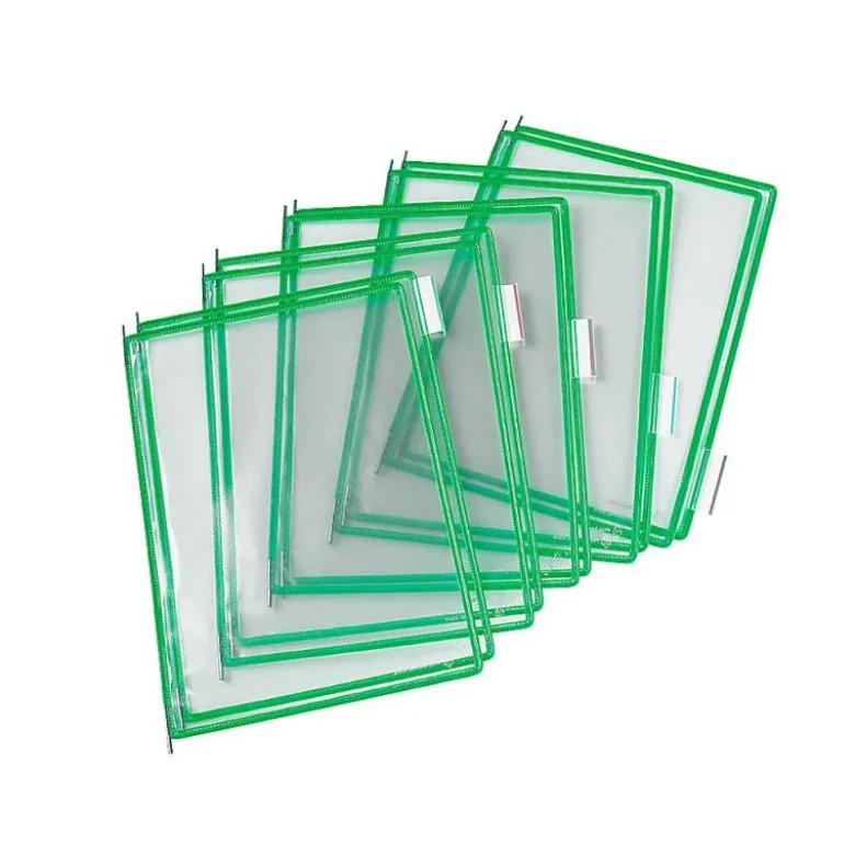 Funda portacatalogo Tarifold Din A4 color verde pack de 10