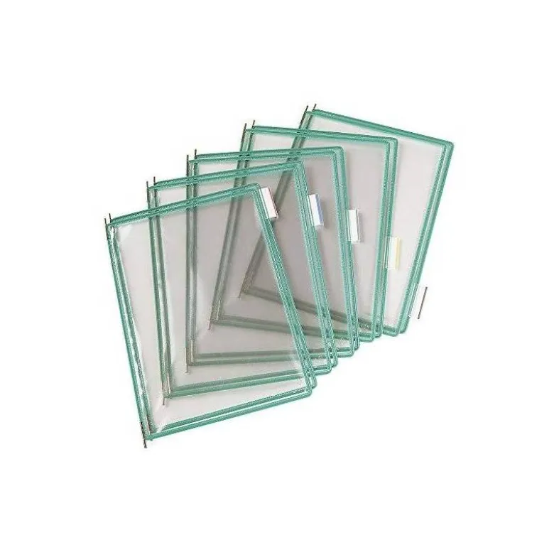 Funda portacatalogo Tarifold Din A4 color verde pack de 10